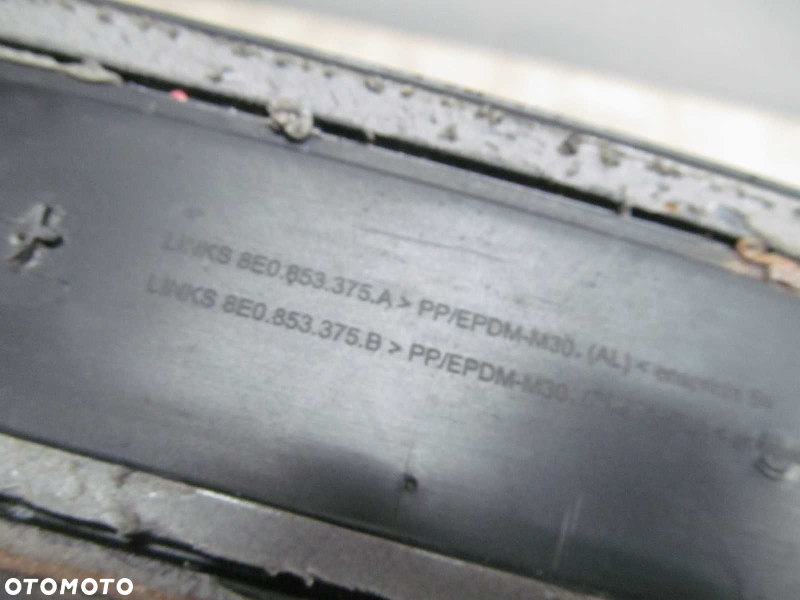 AUDI A4 B7 S-LINE LISTWA PROGOWA NAKLADKA TYL 8E0853375 LEWA 04-07 - 7