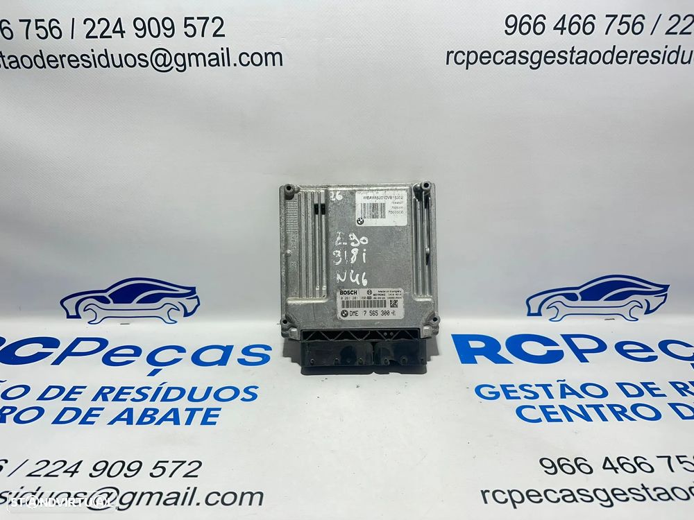 .Centralina Motor Original Bosch BMW 2.0i 16v N46B20 7565300 0261201160 2004 - 2009 - 4