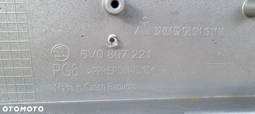 Skoda Fabia III 2014- zderzak przód oryginał MH101 - 14