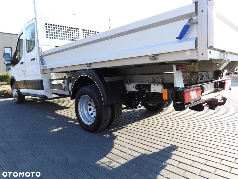 Ford TRANSIT WYWROTKA PODWÓJNA KABINA DOKA 6 MIEJSC TEMPOMAT LEDY BLIŹNIACZE KOŁA KLIMATYZACJA  170KM - 16