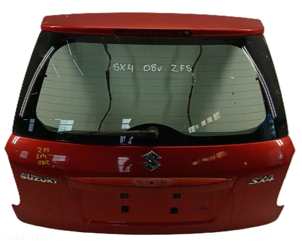 KLAPA BAGAŻNIKA TYLNA SUZUKI SX4 06-14 zfs - 1