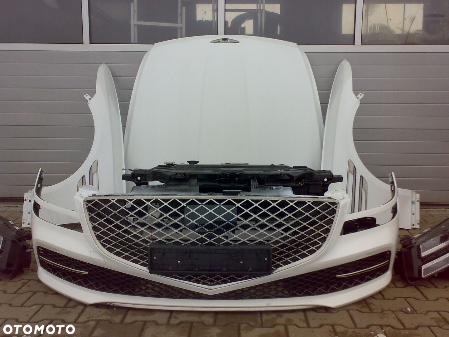 GENESIS G80 2021 2022 2023 WZMOCNIENIE PAS CHŁODNICE CHŁODNICA BELKA PRZÓD - 1