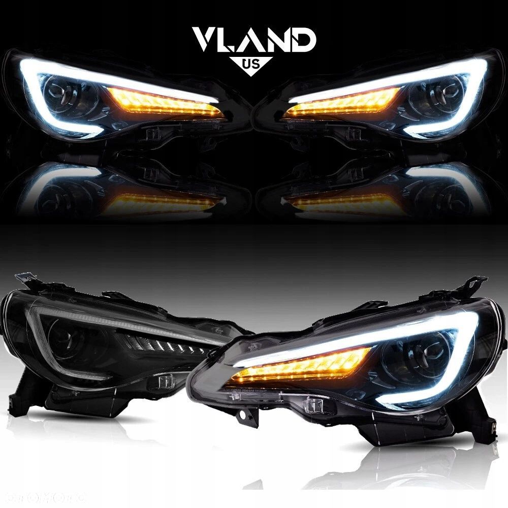 Reflektor Lampa kpl Led Bi Xenon D2s Dynamiczne Toyota GT86 Gt-86 Frz Brz - 1