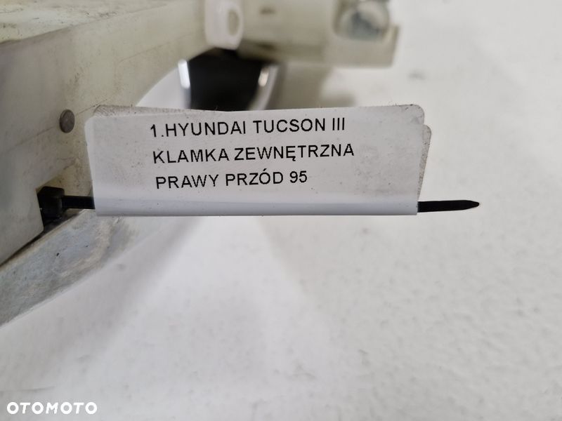 HYUNDAI TUCSON III 3 KLAMKA DRZWI PRAWY PRZÓD PRZEDNIA CHROM KEYLESS - 10