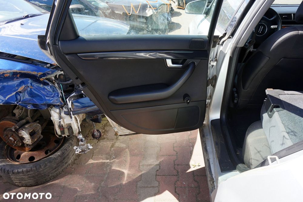 DRZWI TYLNE LEWE A4 B6 SEDAN LY7W  SREBRNY AUDI 2000-2006 - 9