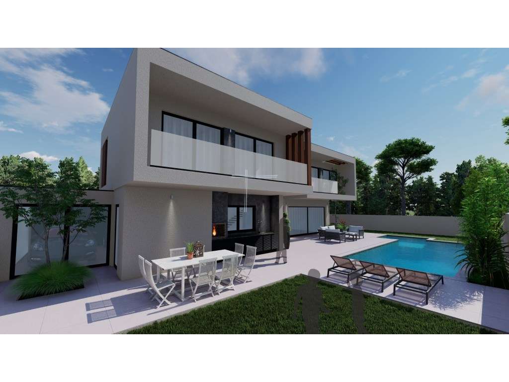 Moradia isolada T5, arquitetura contemporânea com garagem e piscina... - Grande imagem: 5/10