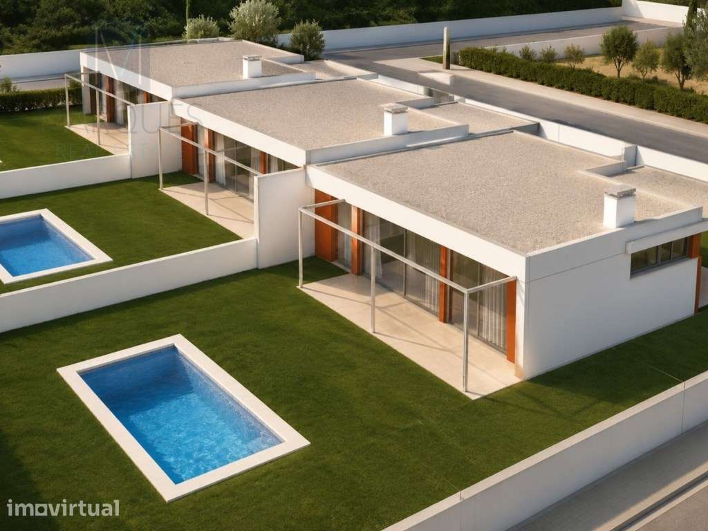 Terreno com Projeto para 3 Moradias de Luxo - Lagoa de Albufeira - Grande imagem: 2/5