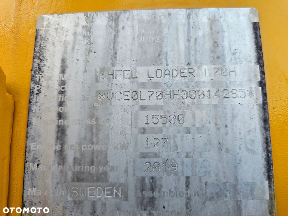 Volvo L70H ŁADOWARKA 15,5tony Salon Polska!2019/2020r - 18