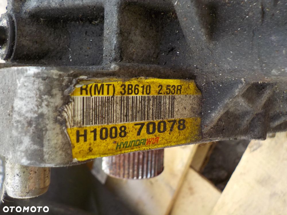 KIA SPORTAGE III 2.0 D REDUKTOR SKRZYNI BIEGÓW MABUAL 3B610 2.53R - 3