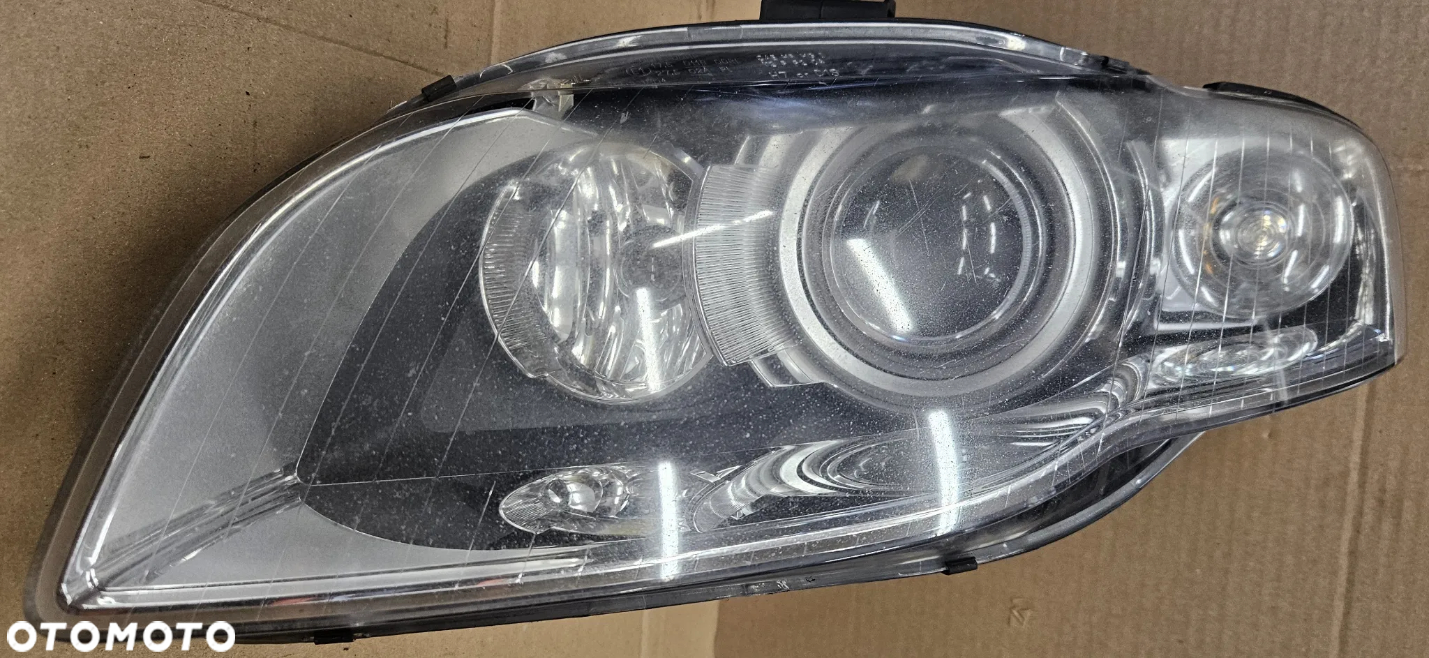 Audi A4 B7 lampa przód przednia prawa lewa xenon 8E0941004BM 8E0941003BM - 7