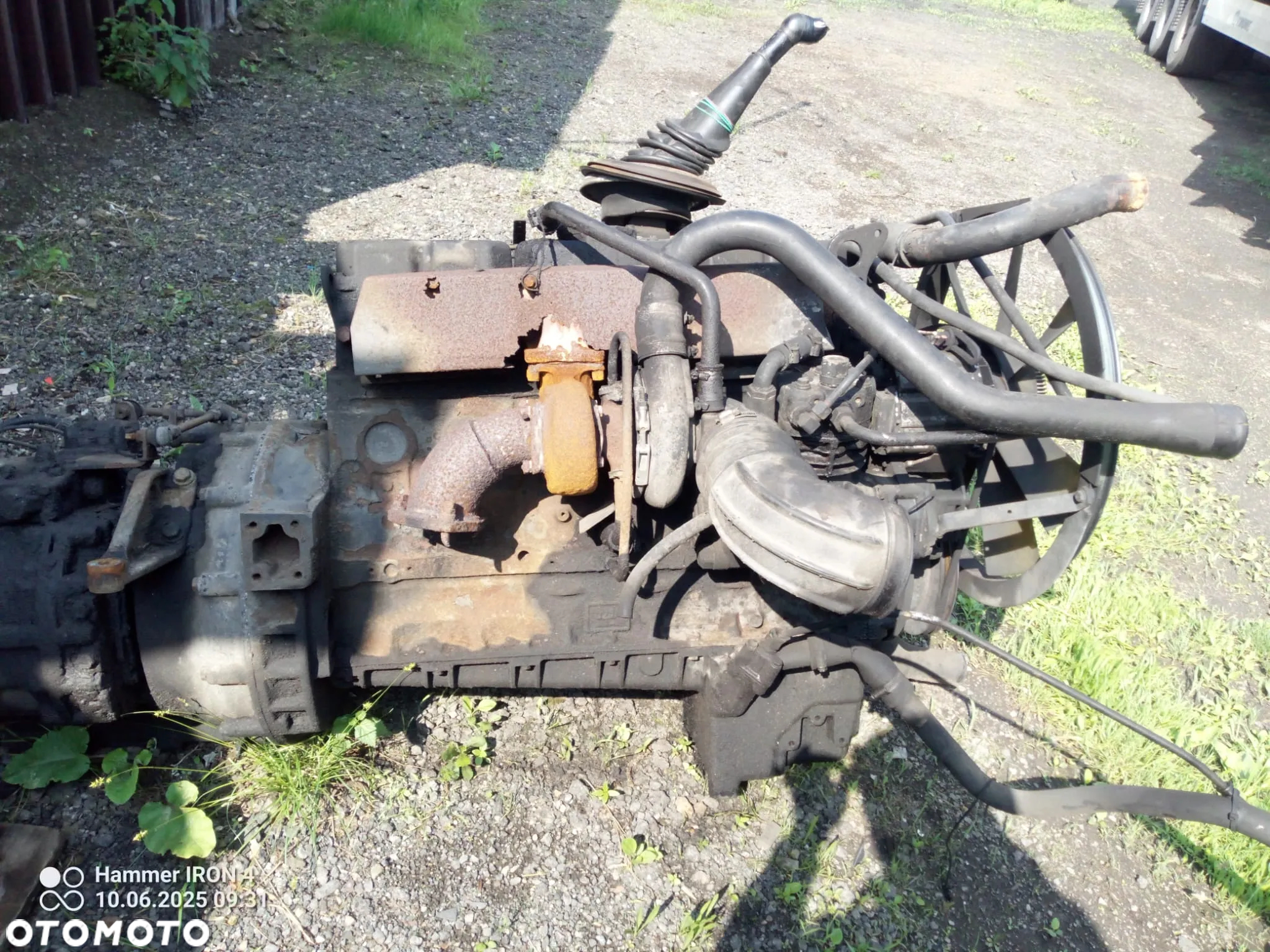 Silnik MAN 6 cylindrów kompletny że skrzynią biegów - 2