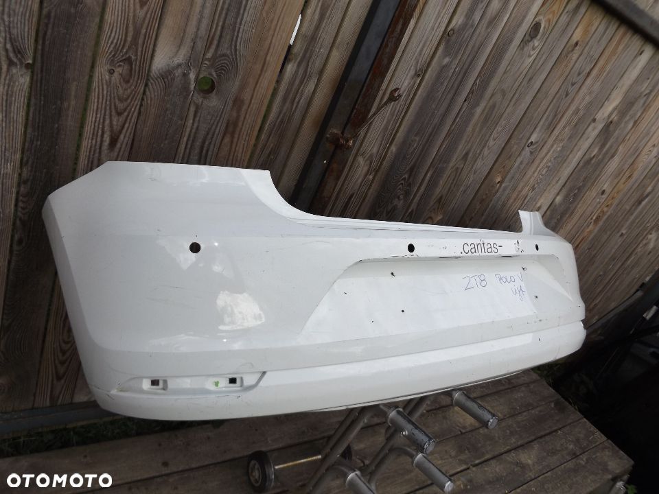 ZDERZAK TYLNY TYŁ VW VOLKSWAGEN POLO V LIFT 6C6 6C6807421 2014-2017 - 2