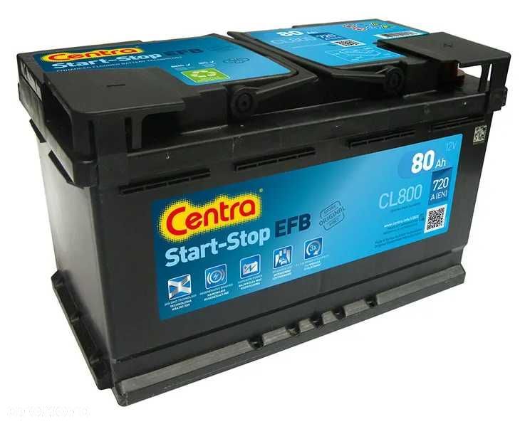Akumulator Centra EFB START-STOP 12v CL800 80AH 720A P+ RADOM -DOSTAWA - 1