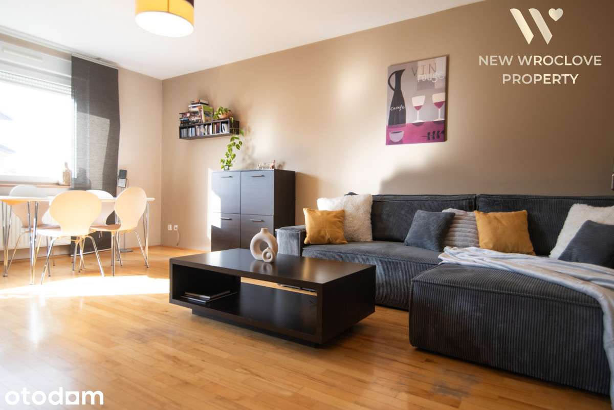 3 pokoje/balkon/ widok na Wrocław /blisko lotniska