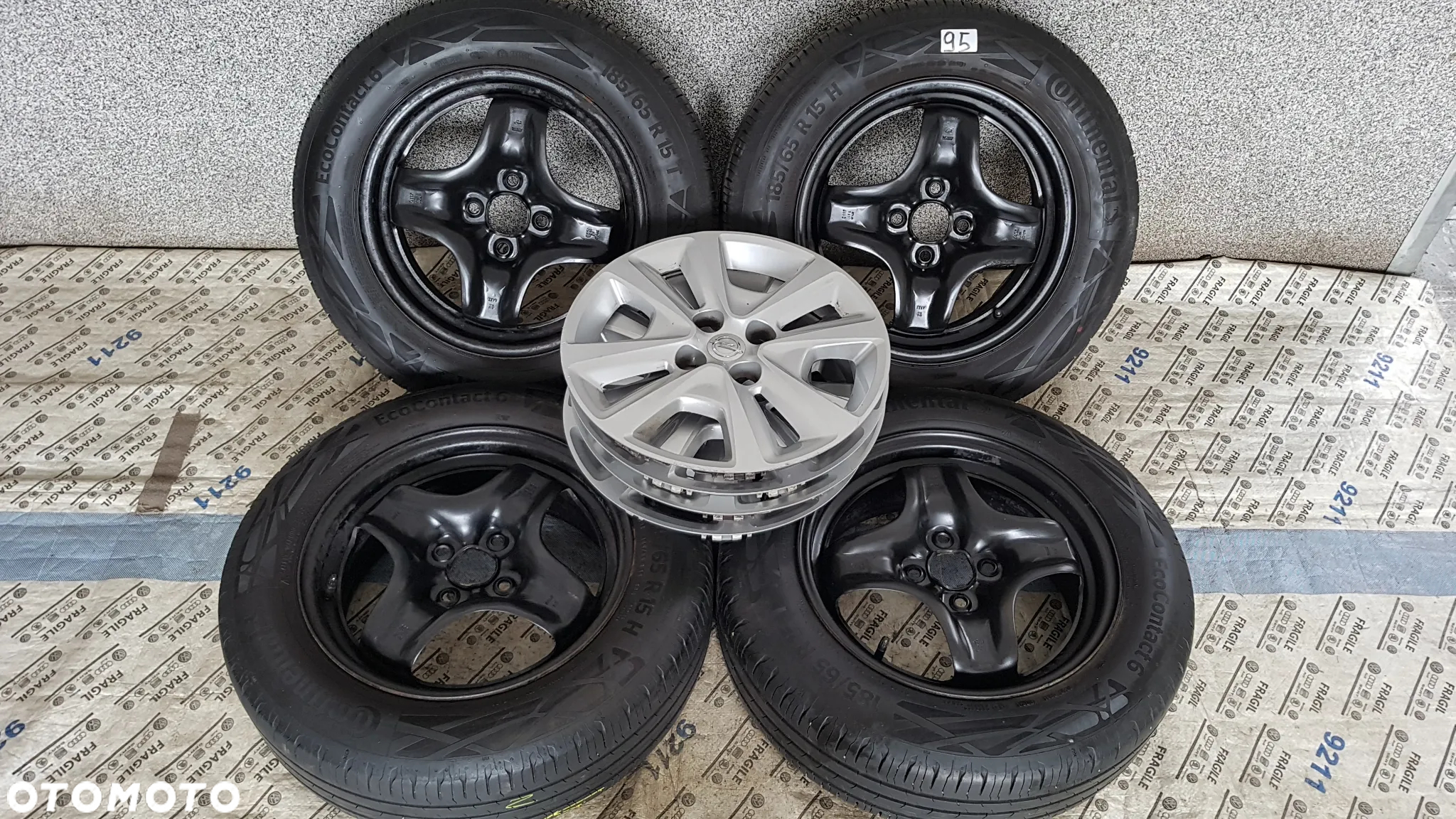 KOŁA OPEL CORSA D E MERIVA A FIAT GRANDE PUNTO  4X100 185/65R15 - 3