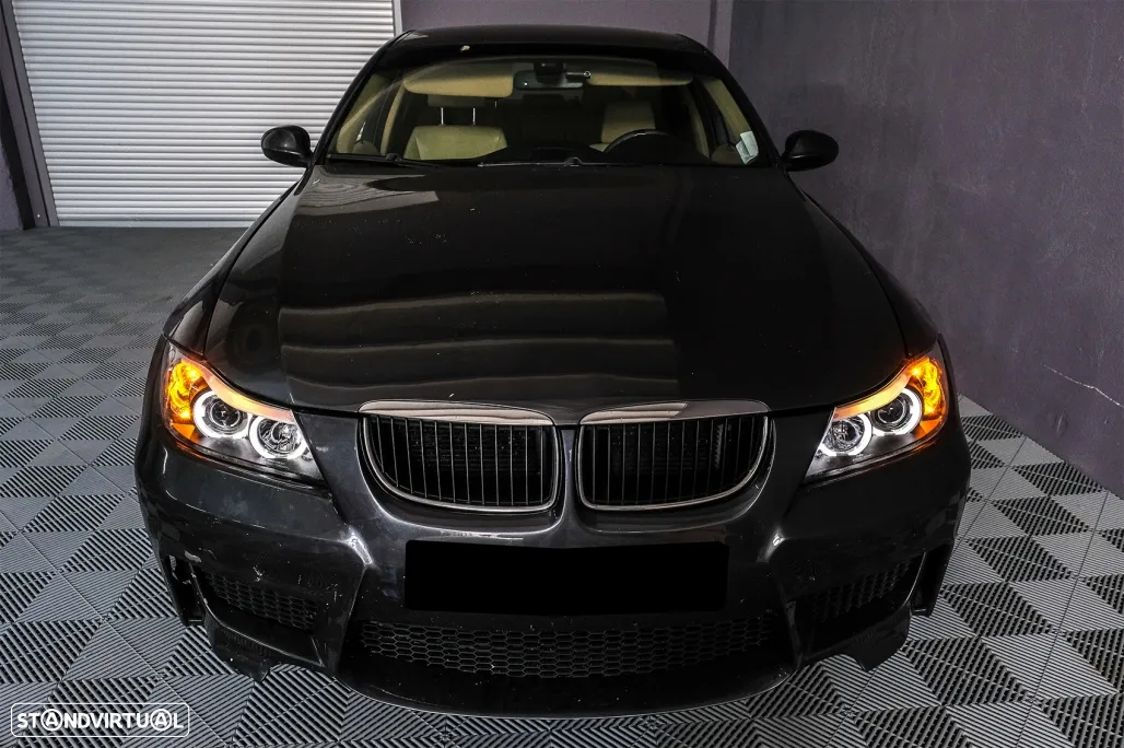 Faróis Bmw Série 3 E90 E91 (2005 a 2008) Look Xenon - 8