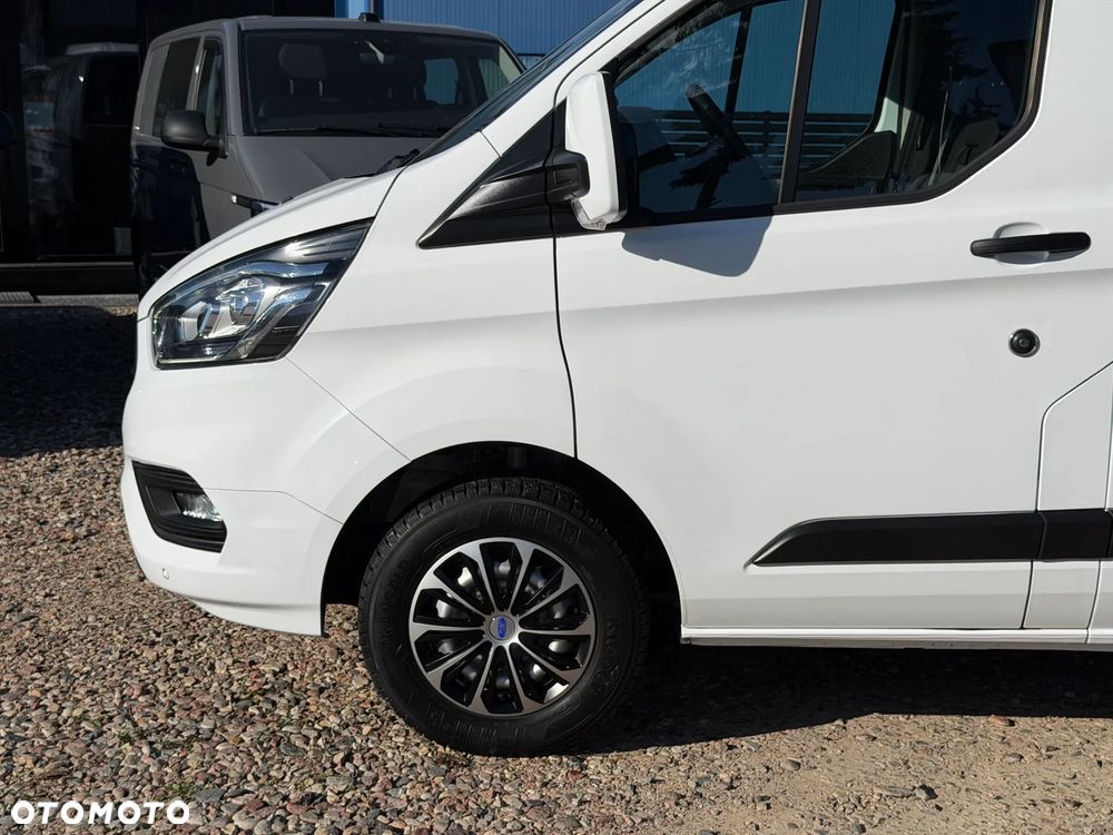 Ford TRANSIT CUSTOM VAN 300L MODEL L2H1 Long VAT-1 Cięż. 3 osobowy SILNIK 2.0 130KM Euro-6 DUŻA ŁADOWNOŚĆ 1086kg DMC 3000kg Homologacja na hak 2800kg ZABUDOWA PAKI! Niski przebieg TYLKO 93tys.km! - 28