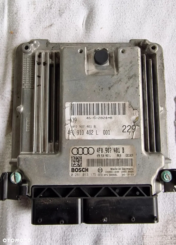 STEROWNIK , KOMPUTER SILNIKA AUDI A6 C6 4F0910402L , 4F0907401B