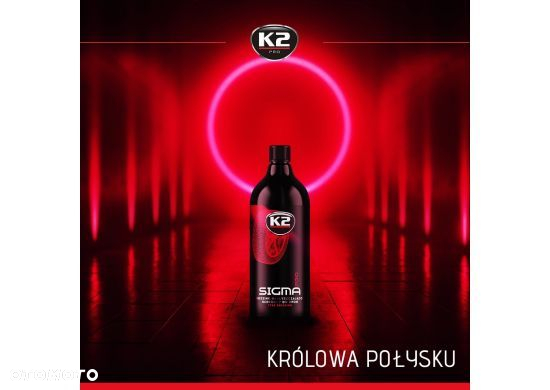 K2 SIGMA PRO - nabłyszczanie i ochrona, opona rewelacyjny efekt