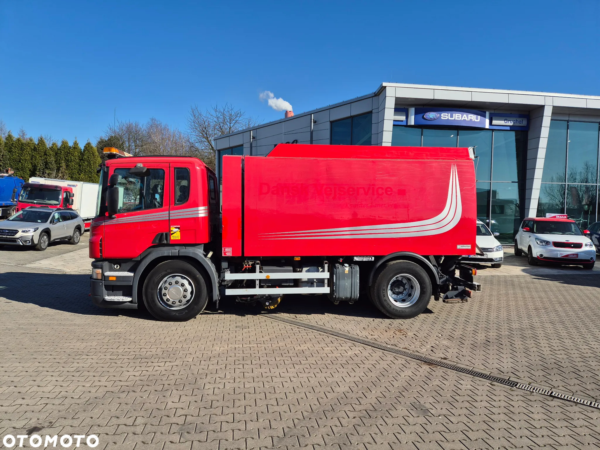 Scania P230 4X2 / ZAMIATARKA / JOHNSTON VX800 / POLEWACZKA / NISKI PRZEBIEG / IDEALNY STAN / BEZWYPADKOWY / 1WŁ! / AUTOMAT - 2