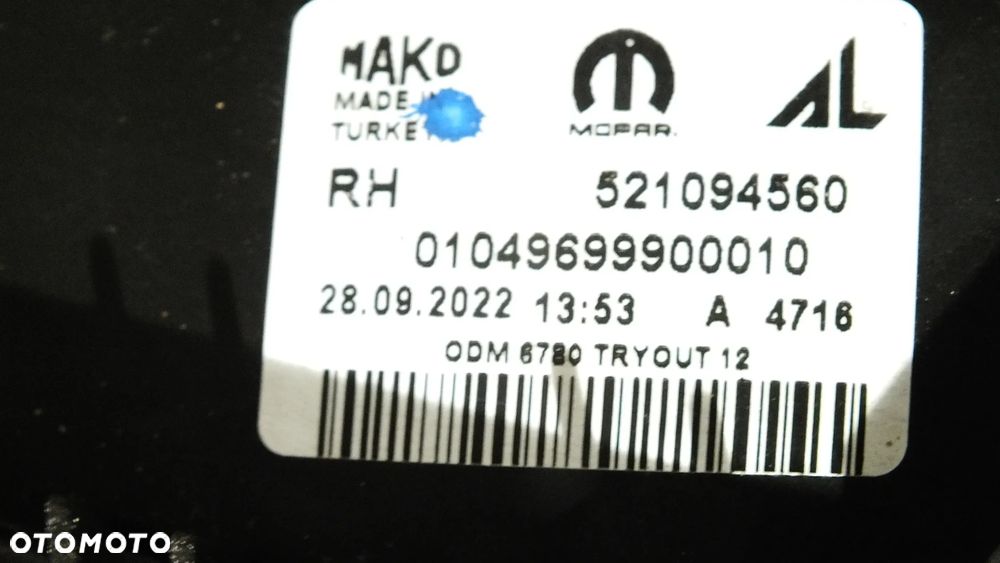 Lampa przednia prawa Fiat Doblo II Lift - 11