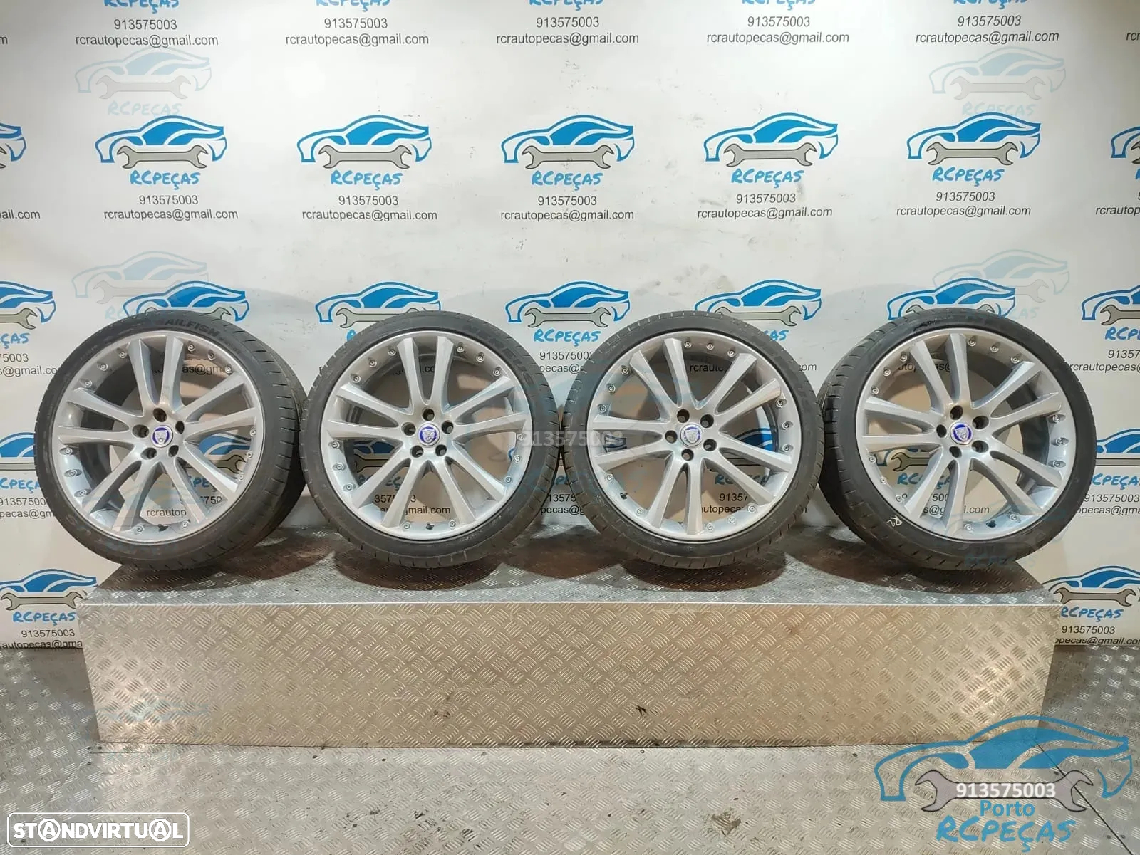 Jantes 20" Jaguar XF - X250 - ORIGINAIS - 8,5J | ET49 | 5x108 - 20 Polegadas | 6W83-1007-EC | 255/35/20 | 255-35-20 - 10