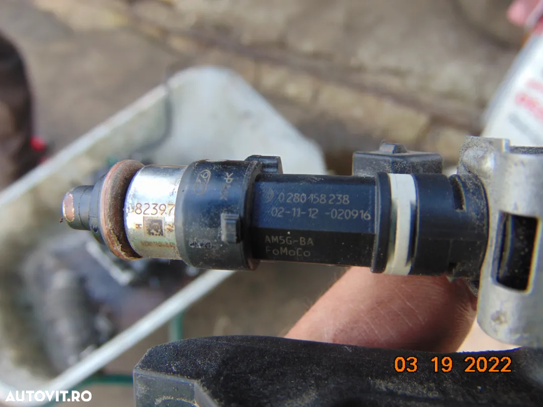 Rampa injectoare Ford 1.6 benzina Kuga B Max Fista Focus 3 C max 2 injectoare injector 1.6 benzina - 5