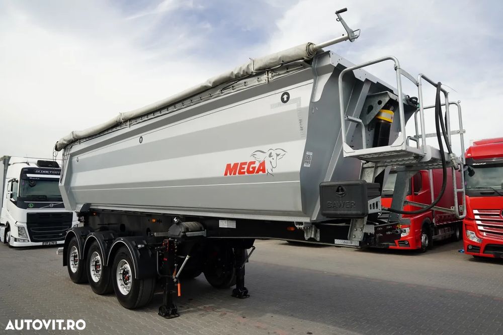 Mega BASCULATOR / 26 m3 / OȚEL / STANDARD / AXĂ RIDICATĂ / SAF NOU - 9