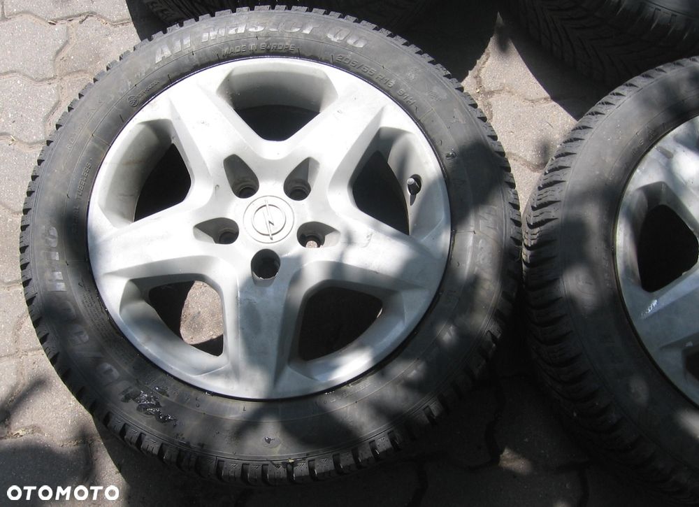 16" felgi komplet felg koła kołpaki MERIVA B ASTRA H 5X110 strukturalne - 7