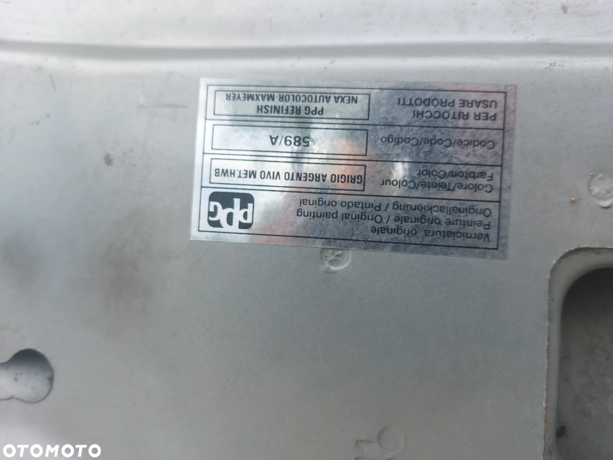 Maska pokrywa silnika Fiat Grande Punto Evo - 5