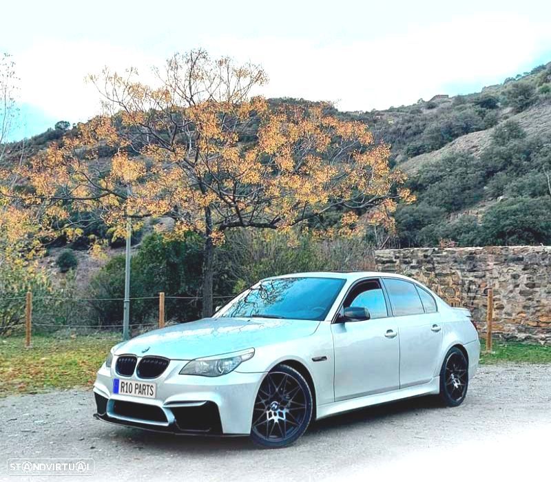 PARA-CHOQUES DIANTEIRO BMW E60 E61 03-10 LOOK M4 + LIP FRONTAL - 4
