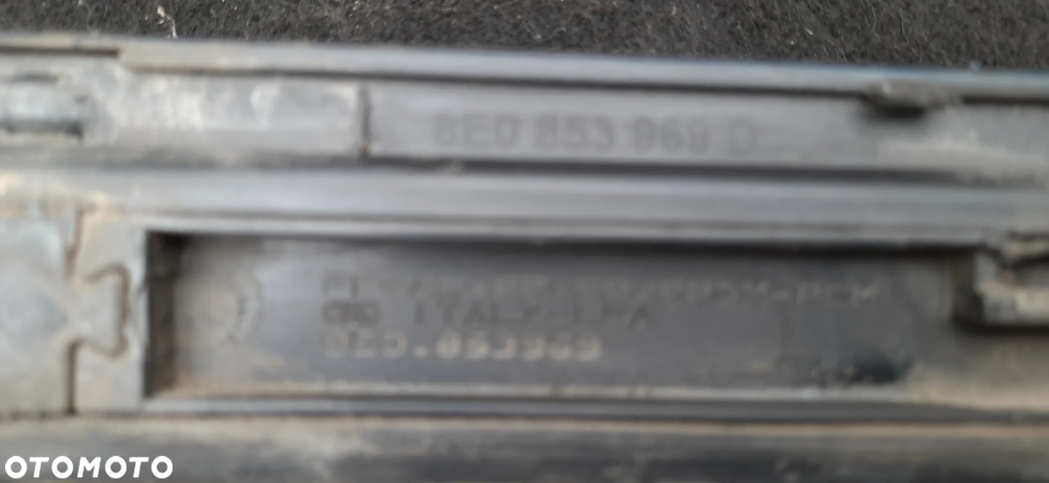 Listwa Listwy Drzwi S-Line Dolne Komplet Audi A4 B6 B7 Oryginalne 8e0853960c 8e0853959c  8e0853970d 8e0853969d - 6