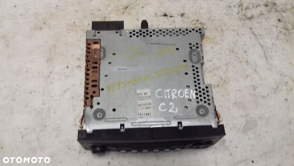 radio radioodtwarzacz cd 96613825xt citroen c2 03-08 - 2
