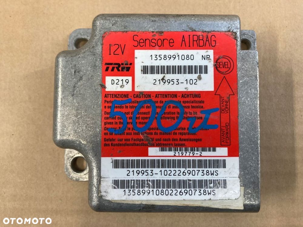 DUCATO BOXER JUMPER 06- MODUŁ SENSOR PODUSZKI AirBag Euro 4 - 1