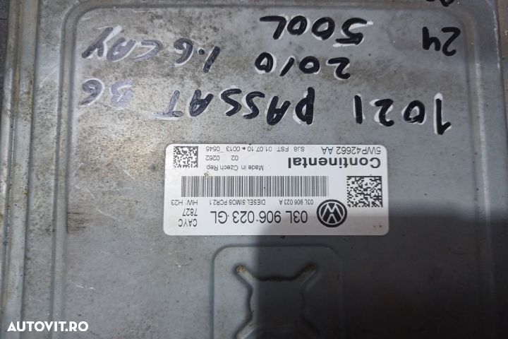 Calculator motor ECU 03L906023GL 5WP42662AA - 1.6 CAY 03L906023GL 5WP - 3