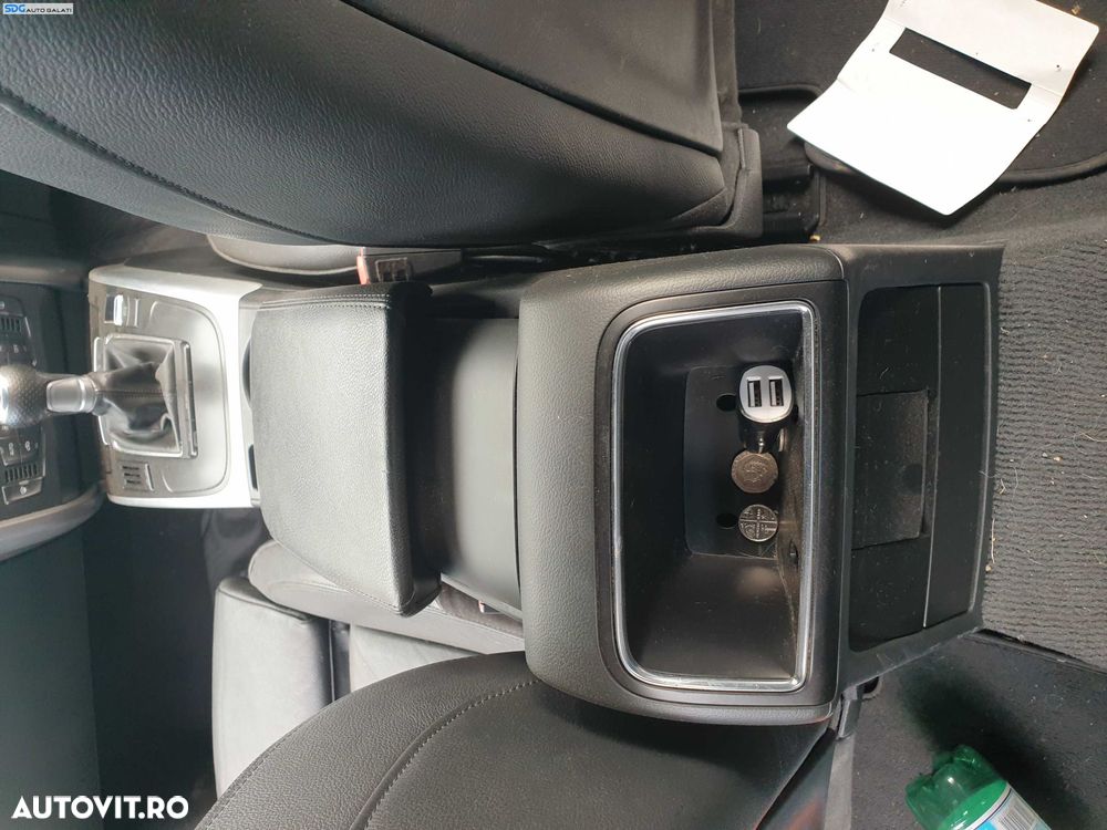 Cotiera Piele Neagra Audi A5 8T Sportback 2008 - 2016 [K5804] - 2