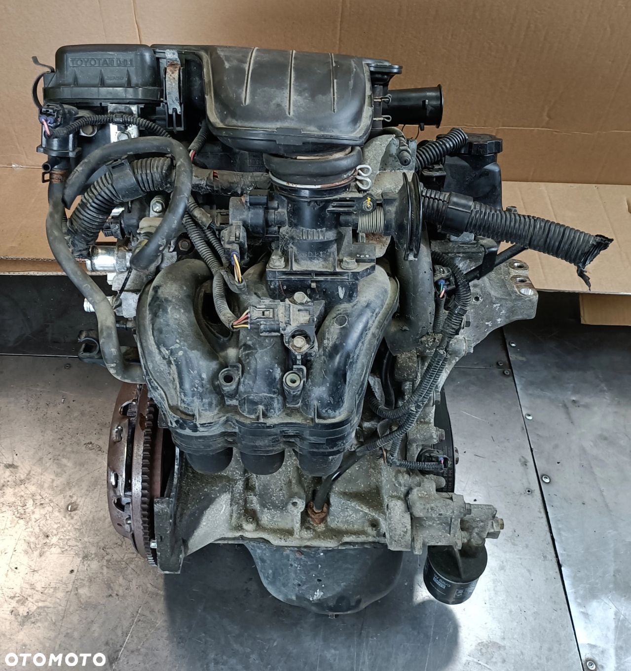 107 silnik 1,0 benzyna kompletny przebieg 160 tys.km stan bdb gwarancja Citroen C1 Toyota Aygo Peugeot - 1