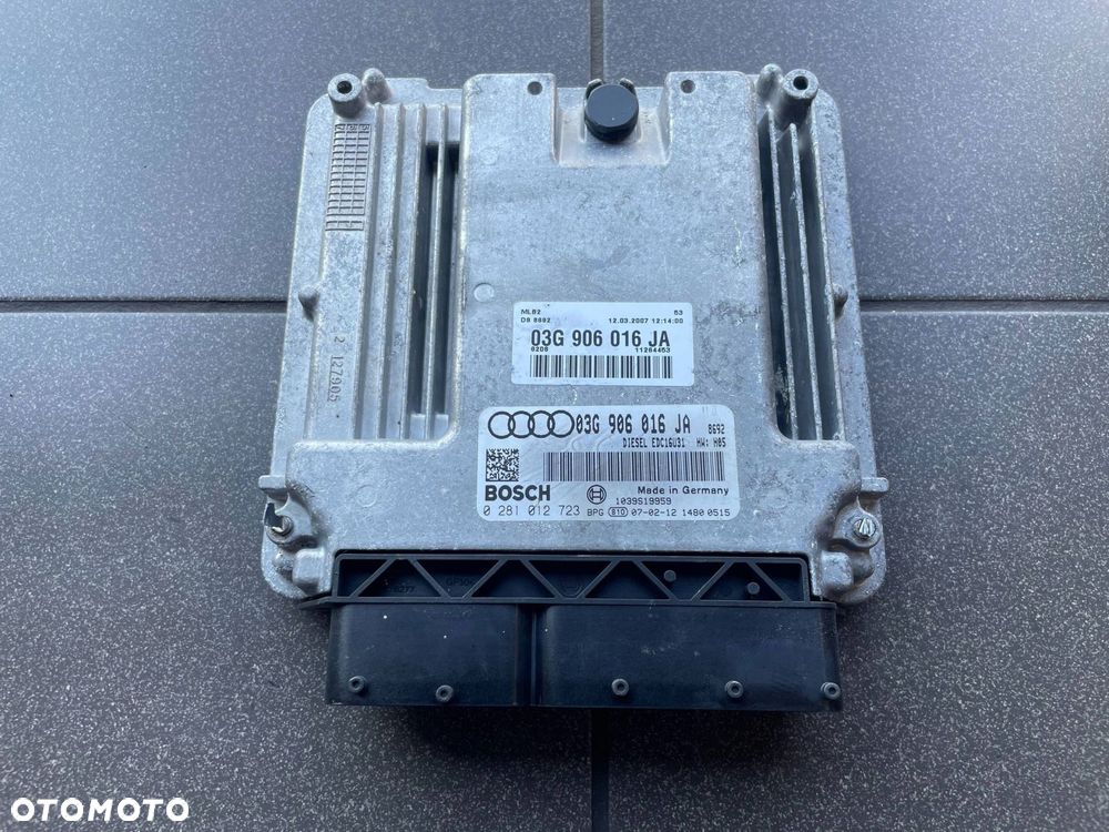 STEROWNIK SILNIKA 1.9 TDI AUDI 03G906016JA - 1