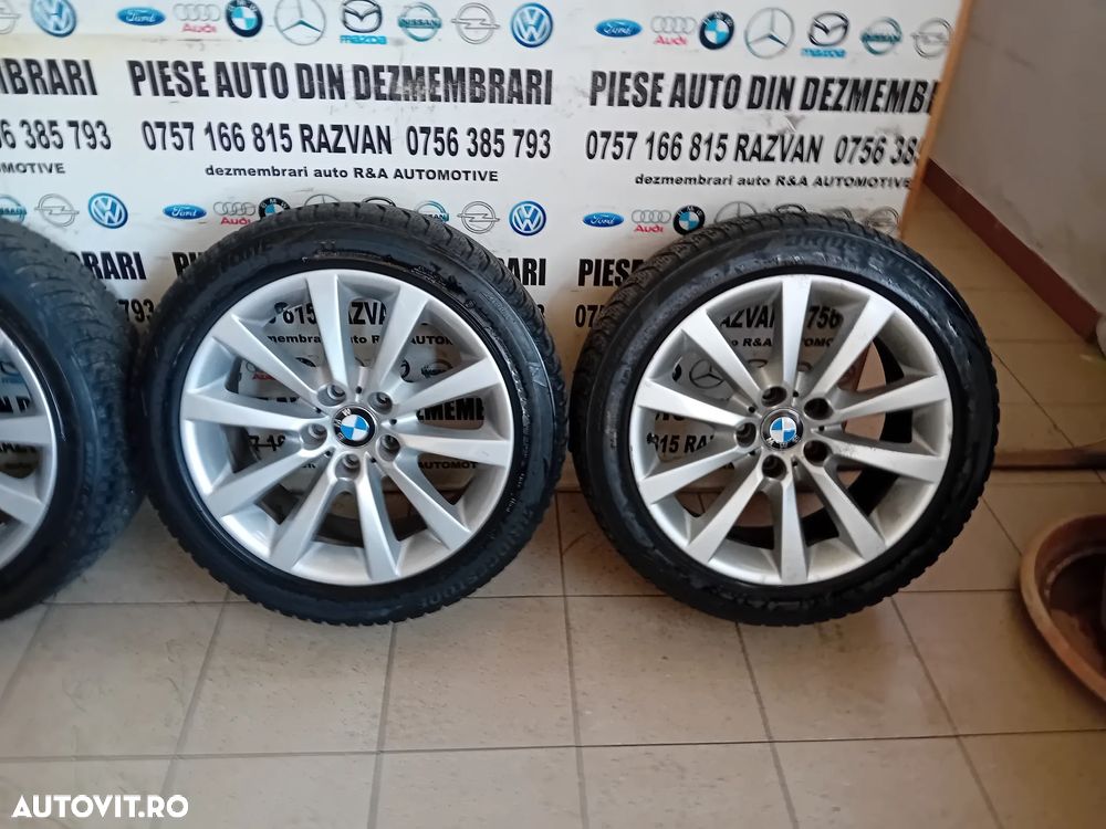 Jante Aliaj Bmw X3 F25 X4 F26 R18 245/45R18 Originale 5x120 Anvelope Bridgestone M+S 8Jx18EH2 - IS30 - 5