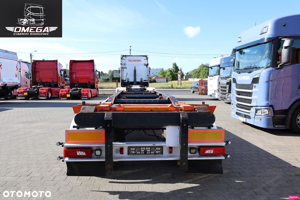 Scania S 500 Hakowiec + przyczepa // Oś skrętna // MEILLER // Klima postojowa / - 17