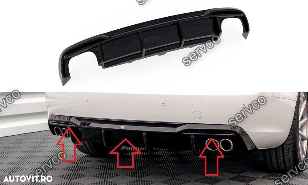 Difuzor bara spate Audi A5 8T Facelift 2011-2016 v44 - Maxton Design - 1