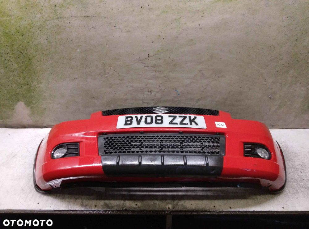 ^ ZDERZAK PRZÓD PRZEDNI SUZUKI SWIFT 4 IV CZERWONY ZCF HALOGENY - 1