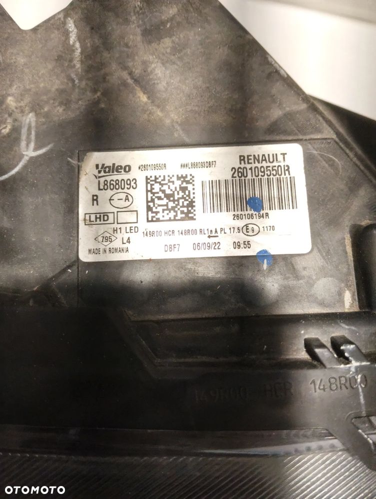 Dacia Duster II FULL LED CHROM PRZÓD STRONA PRAWA 260109550R - 6