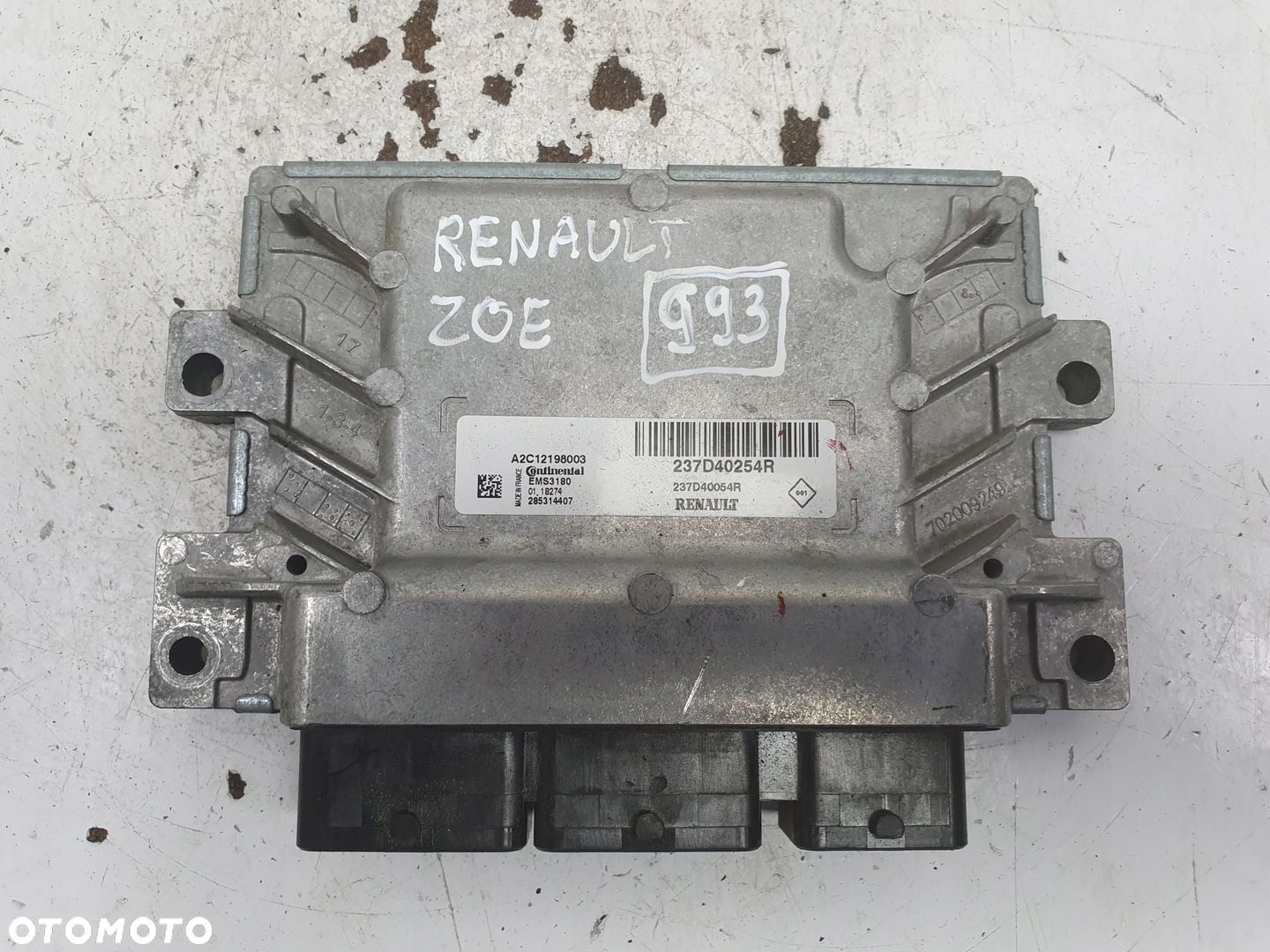 Renault Zoe STEROWNIK SILNIKA komputer 237D40254R - 1