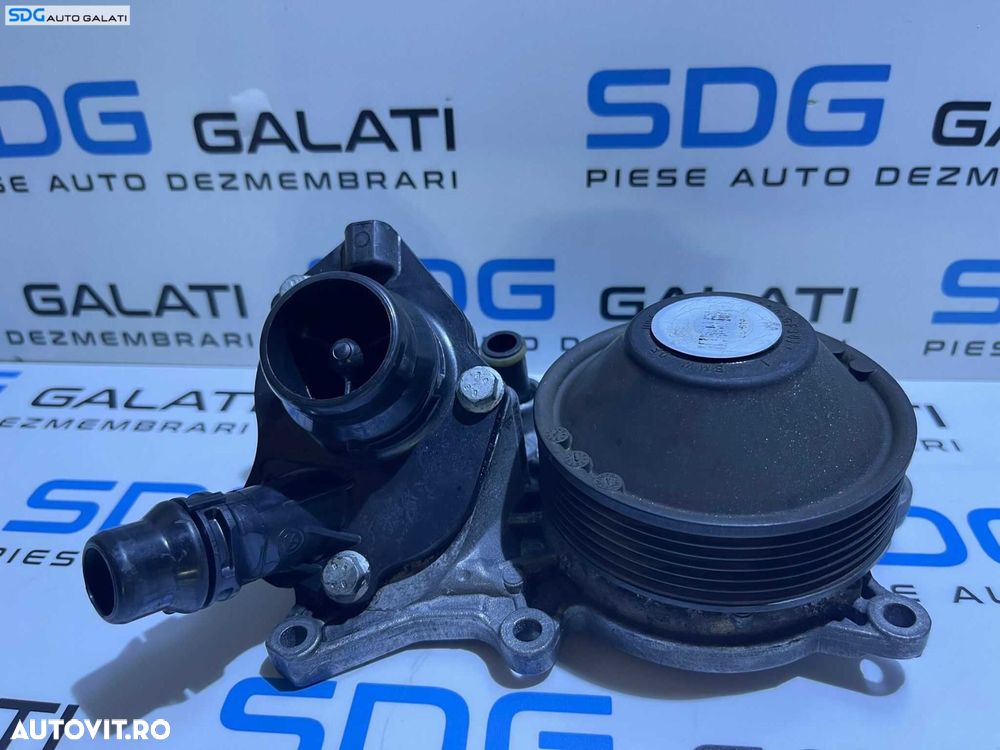Flansa Pompa Apa Corp Carcasa Termostat BMW Seria 2 F22 F87 218 220 225 2.0 D N47 2012 - 2019 Cod 049539274 - 1
