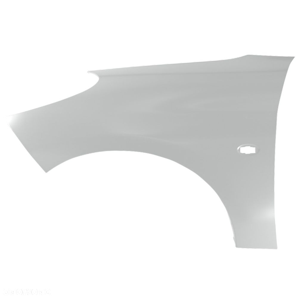 BLU Błotnik PEUGEOT 206+ PLUS EZR lewy szary 2007-2014 przód Grau Aluminium - 2