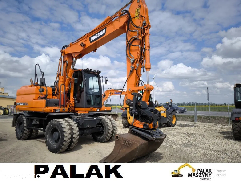Doosan Koparka kołowa  DOOSAN DX160 W-3  +ROTATOR ,2014 rok - 12