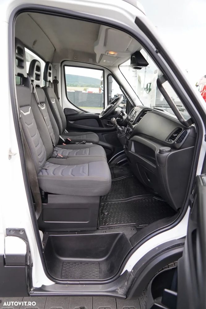 Iveco DAILY 35-160 / BASCULATOR SPATE / OȚEL / 3 LOCURI / DOUĂ / MANUAL / IMPORTAT / EURO 6 - 35