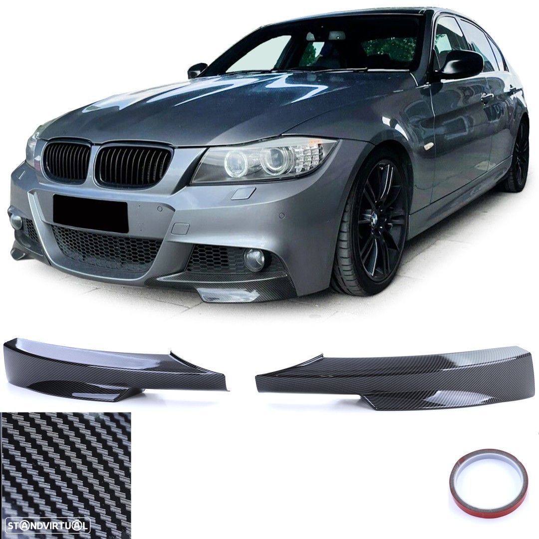 Splitters / Barbatanas Look Carbono Novo/ ABS BMW 3 (E90)/BMW 3 Touring (E91) - 1