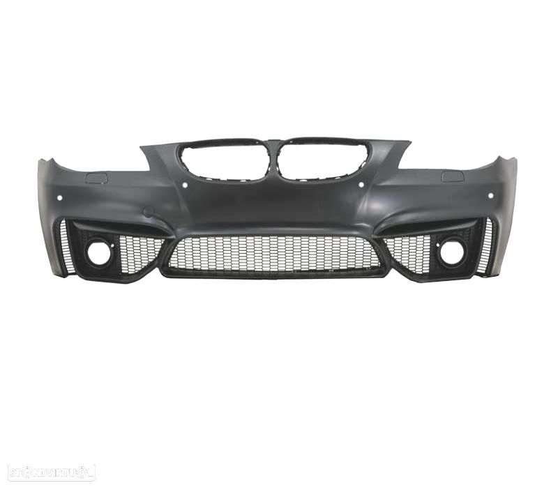 PARA-CHOQUES FRONTAL BMW E60 E61 LCI 07-10 LOOK M4 PDC NEVOEIRO - 2